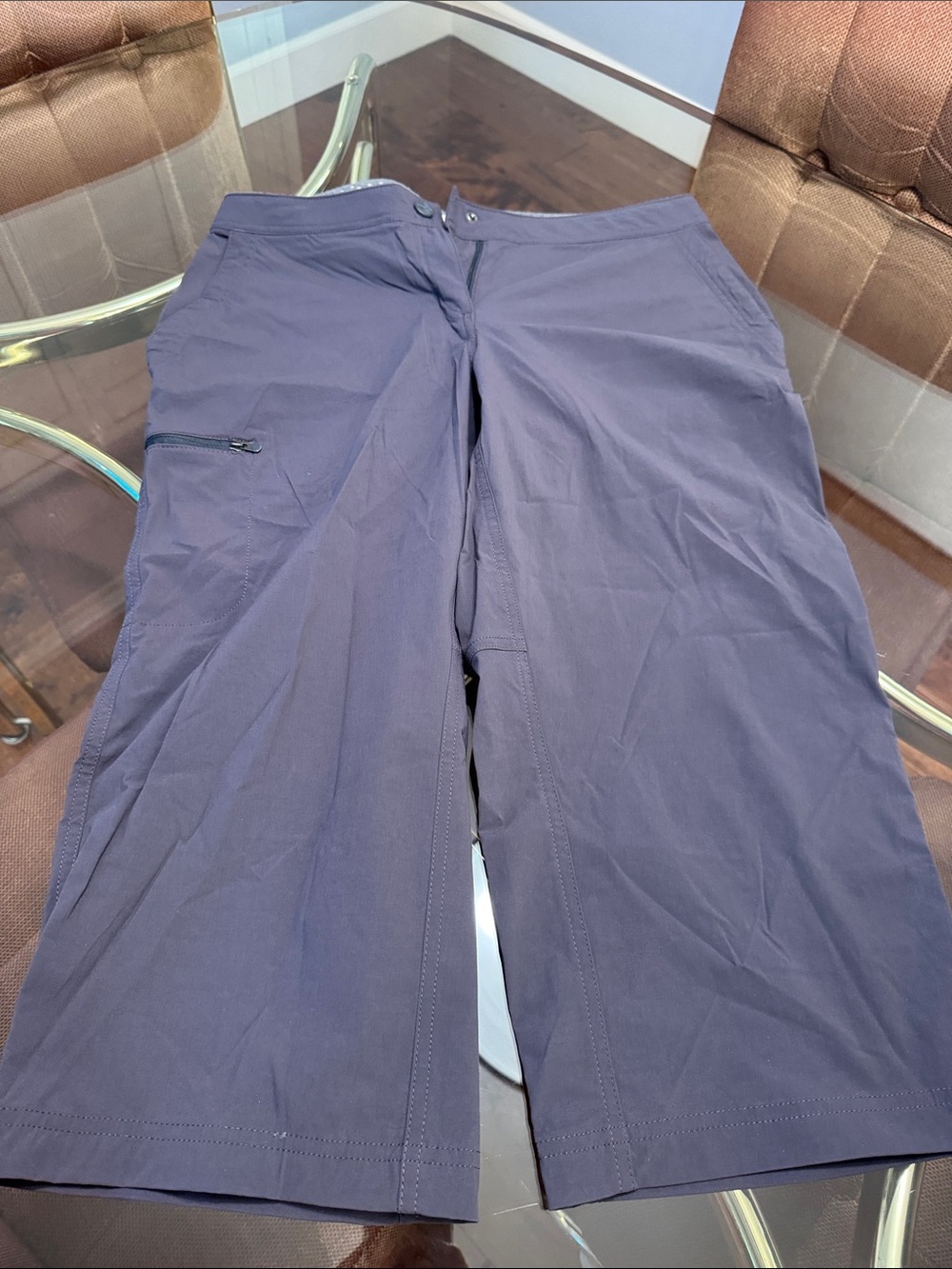 L.L. Bean Women’s Staight-Leg Capris in Graphite